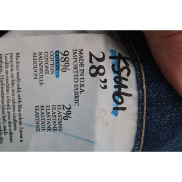 Ksubi Womens Jeans W28 L32.5 Scooter Stretch Mid Indigo Straight Jean NWOT - Picture 8 of 8